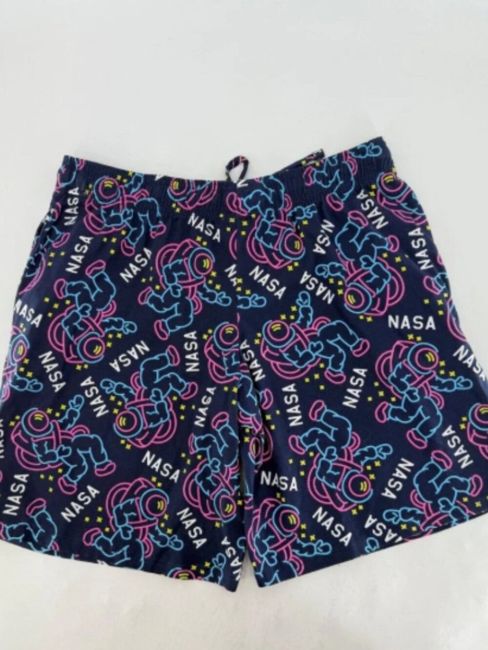 MAD ENGINE Men's NASA Astronaut Pajama Sleep Shorts